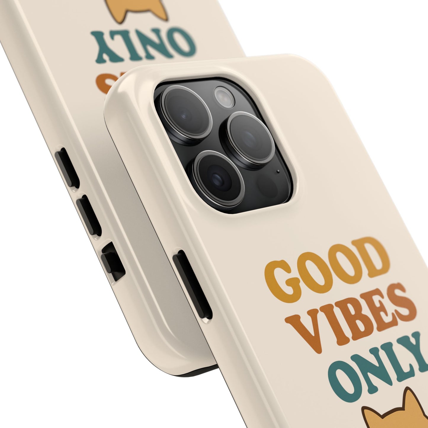 Good Vibes Only Cat Phone Case - Tough and Stylish Protection