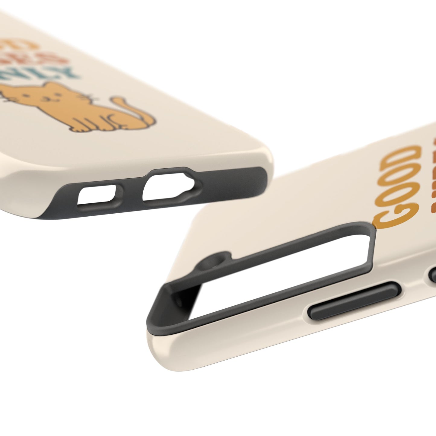 Good Vibes Only Cat Phone Case - Tough and Stylish Protection