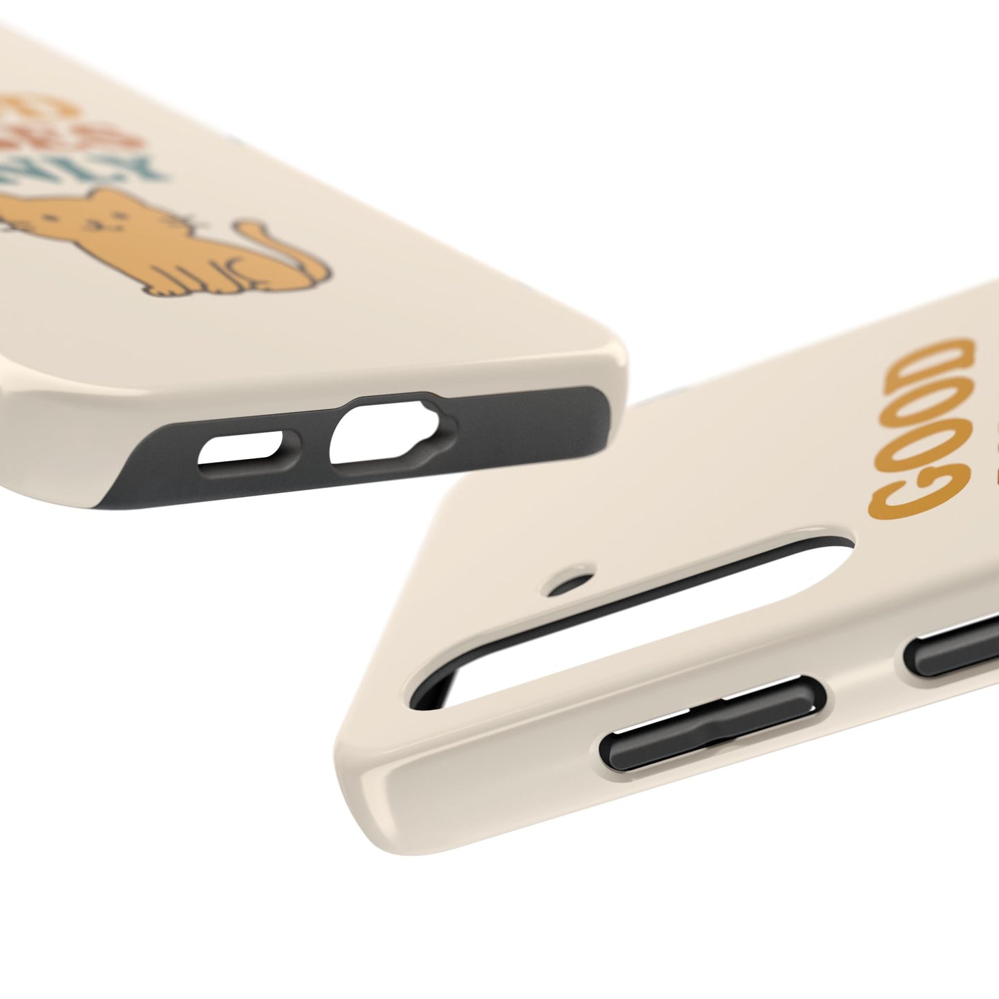 Good Vibes Only Cat Phone Case - Tough and Stylish Protection