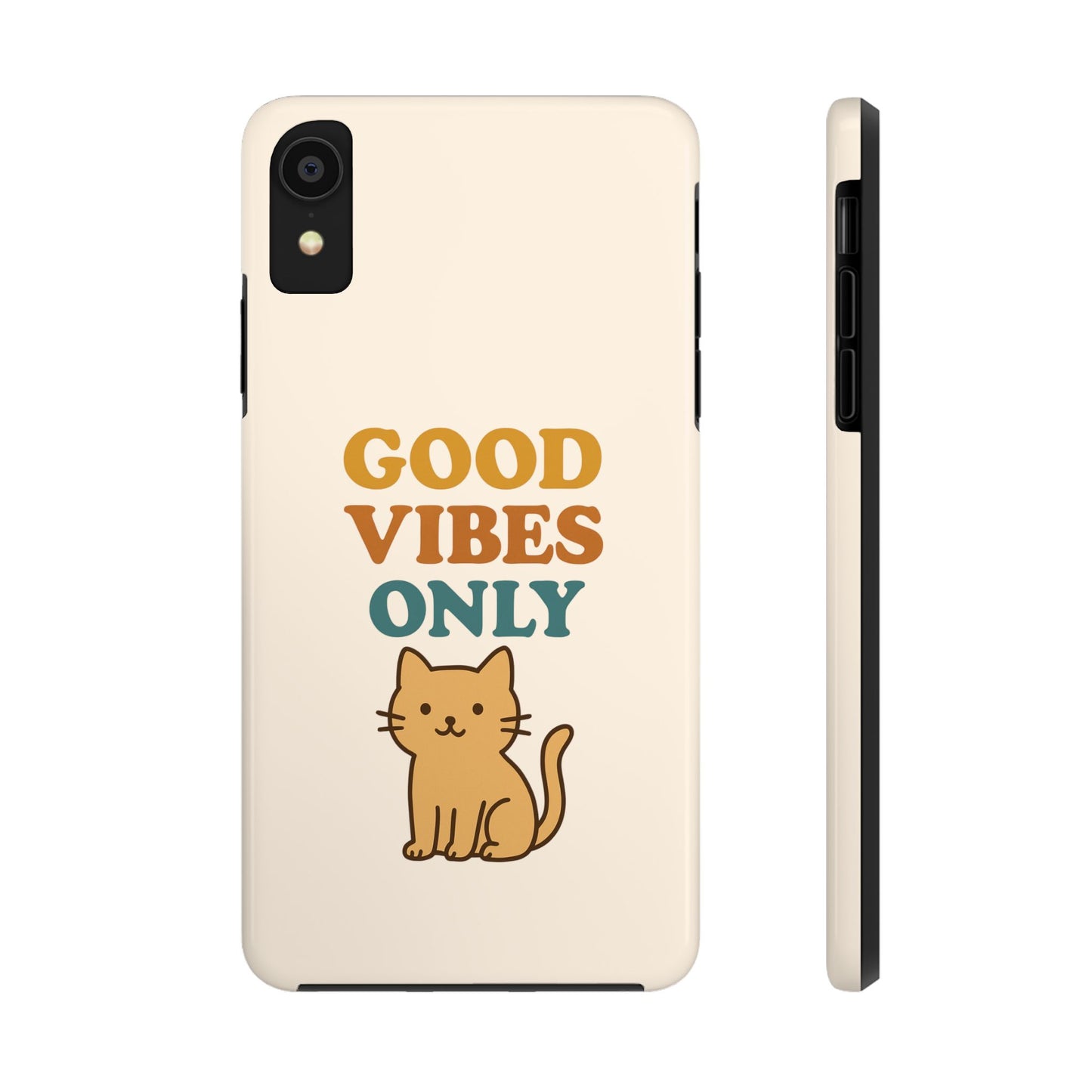 Good Vibes Only Cat Phone Case - Tough and Stylish Protection