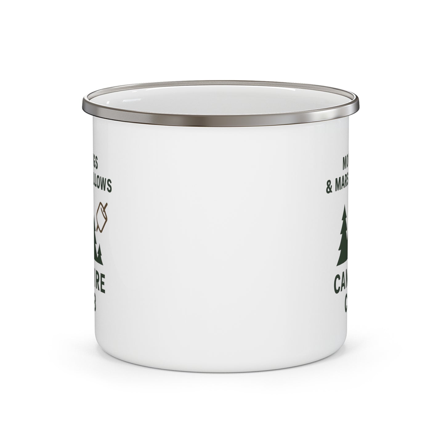 Campfire Club Enamel Camping Mug - Mornings & Marshmallows Travel Mug