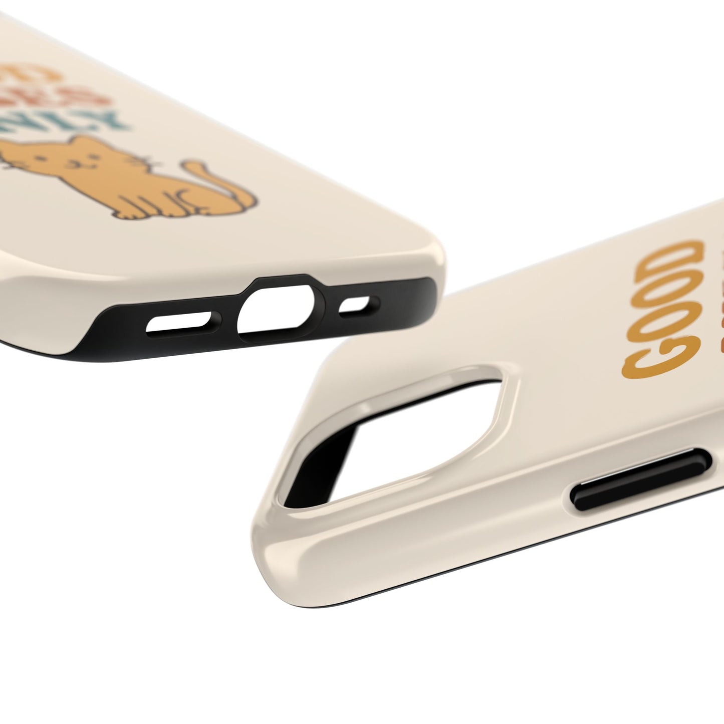 Good Vibes Only Cat Phone Case - Tough and Stylish Protection