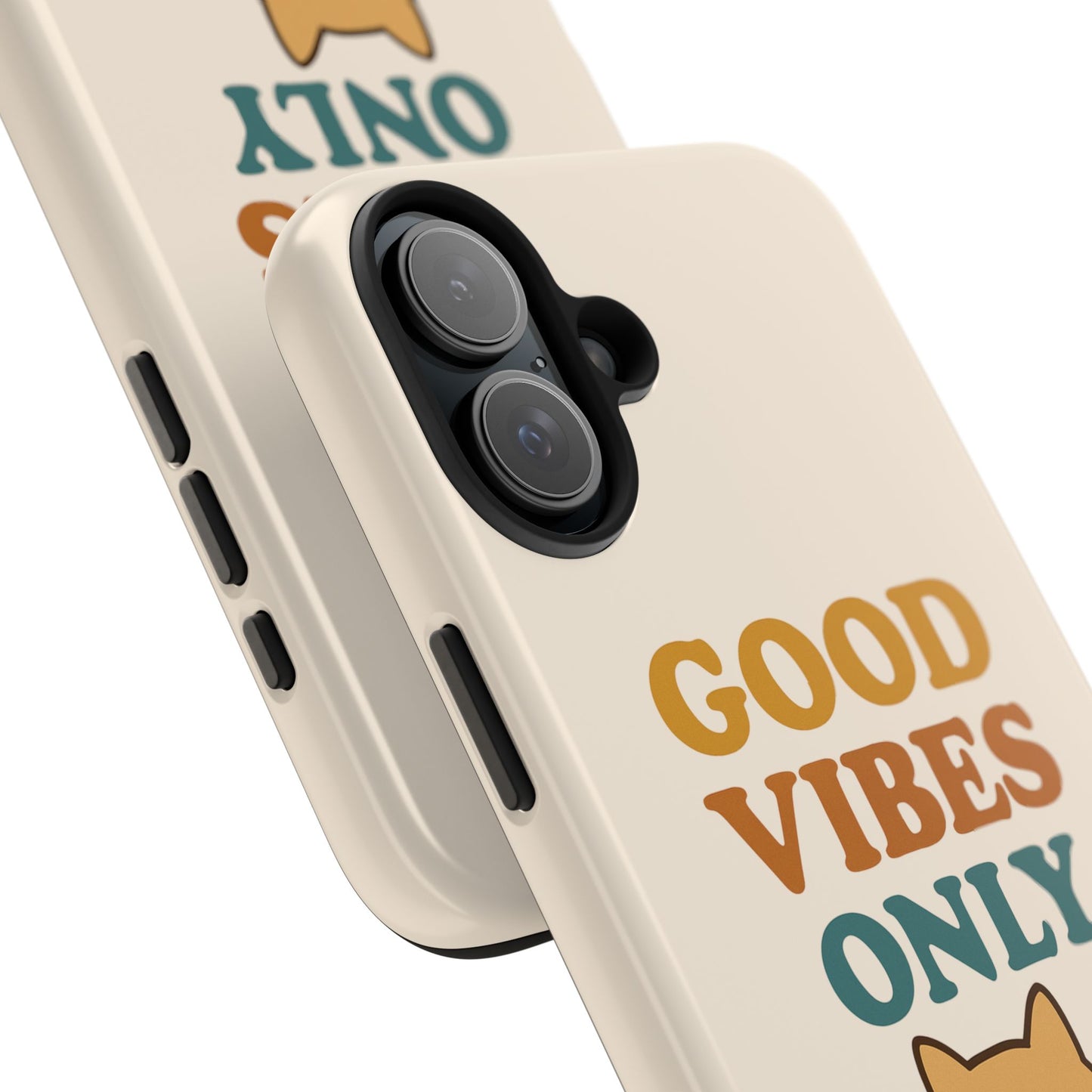Good Vibes Only Cat Phone Case - Tough and Stylish Protection