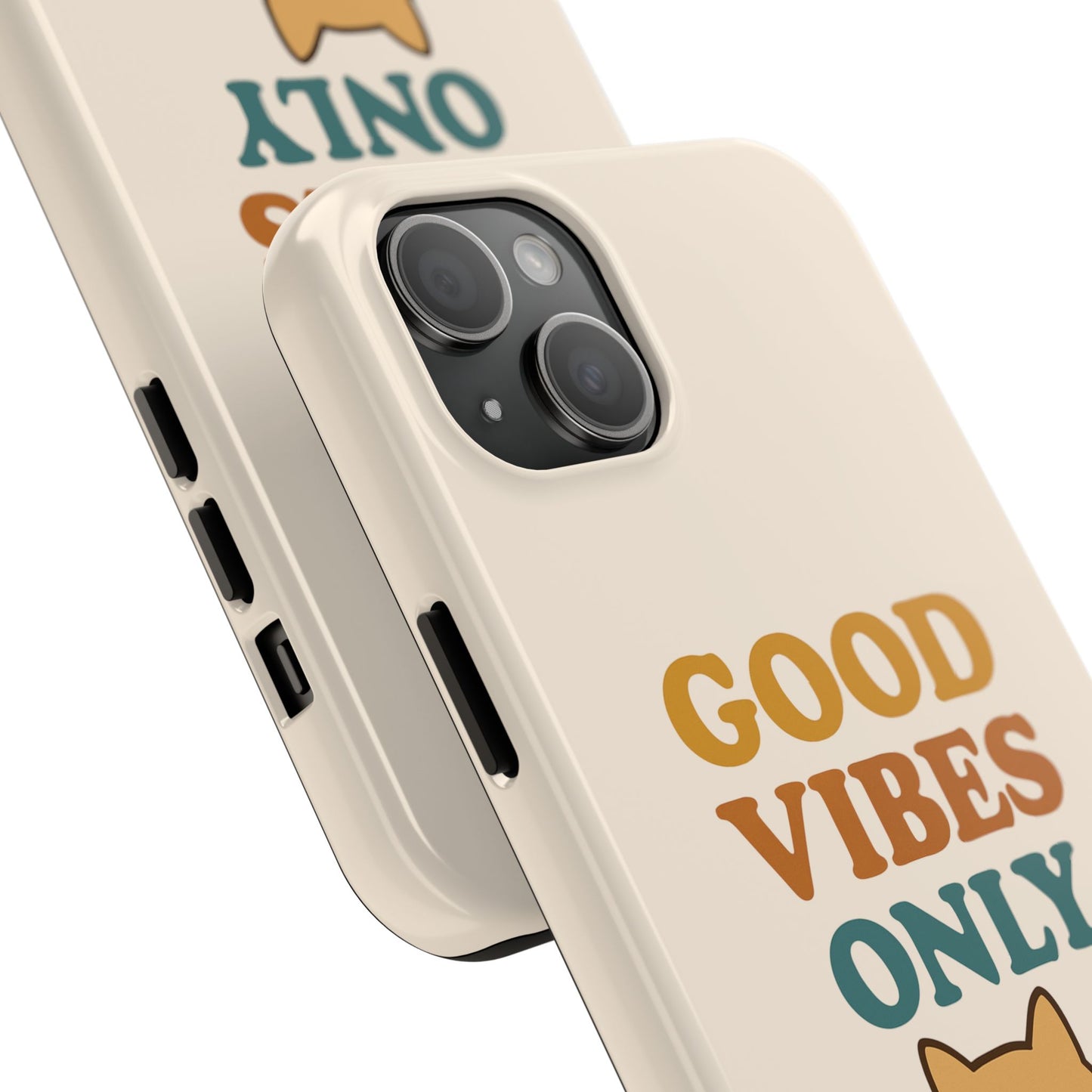 Good Vibes Only Cat Phone Case - Tough and Stylish Protection