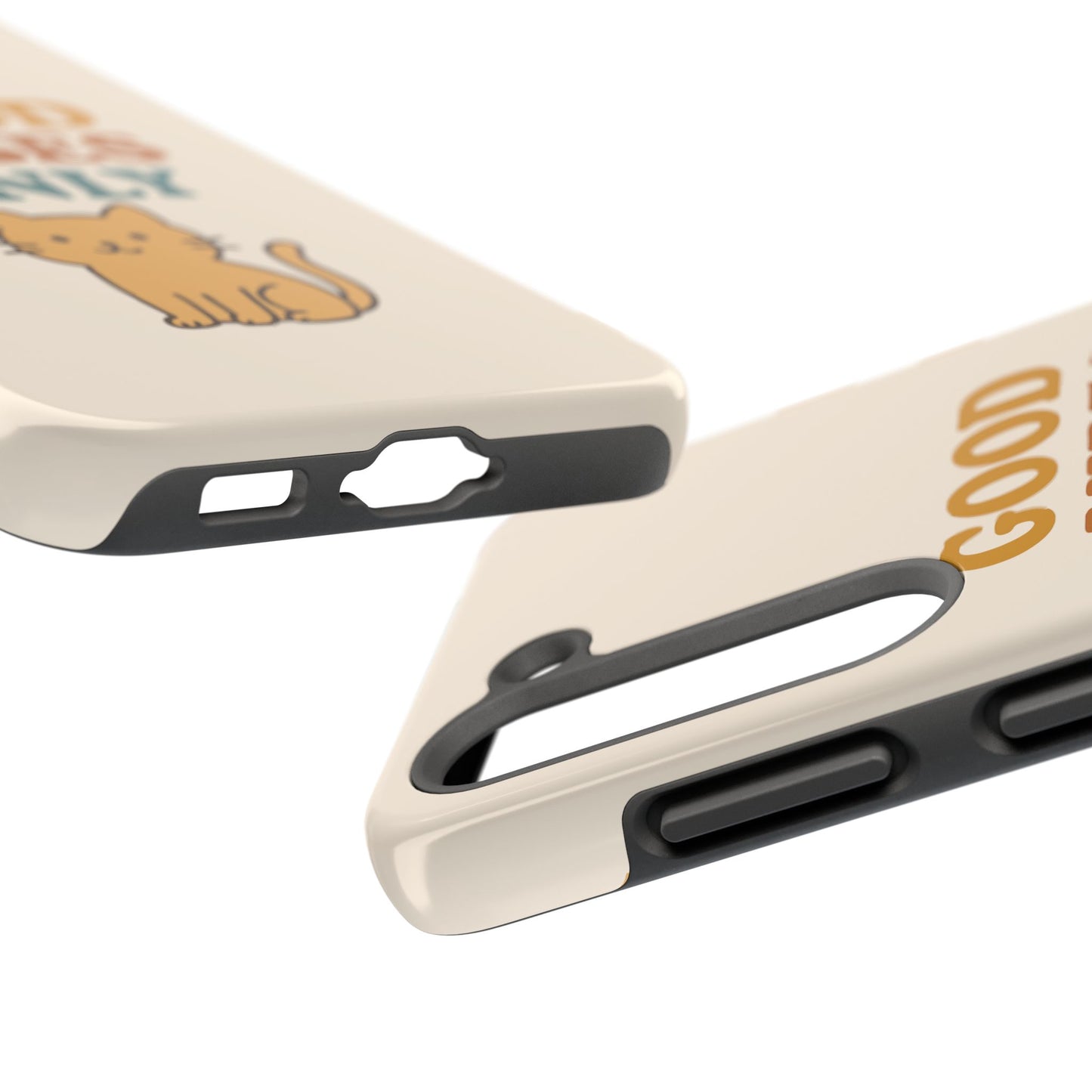 Good Vibes Only Cat Phone Case - Tough and Stylish Protection