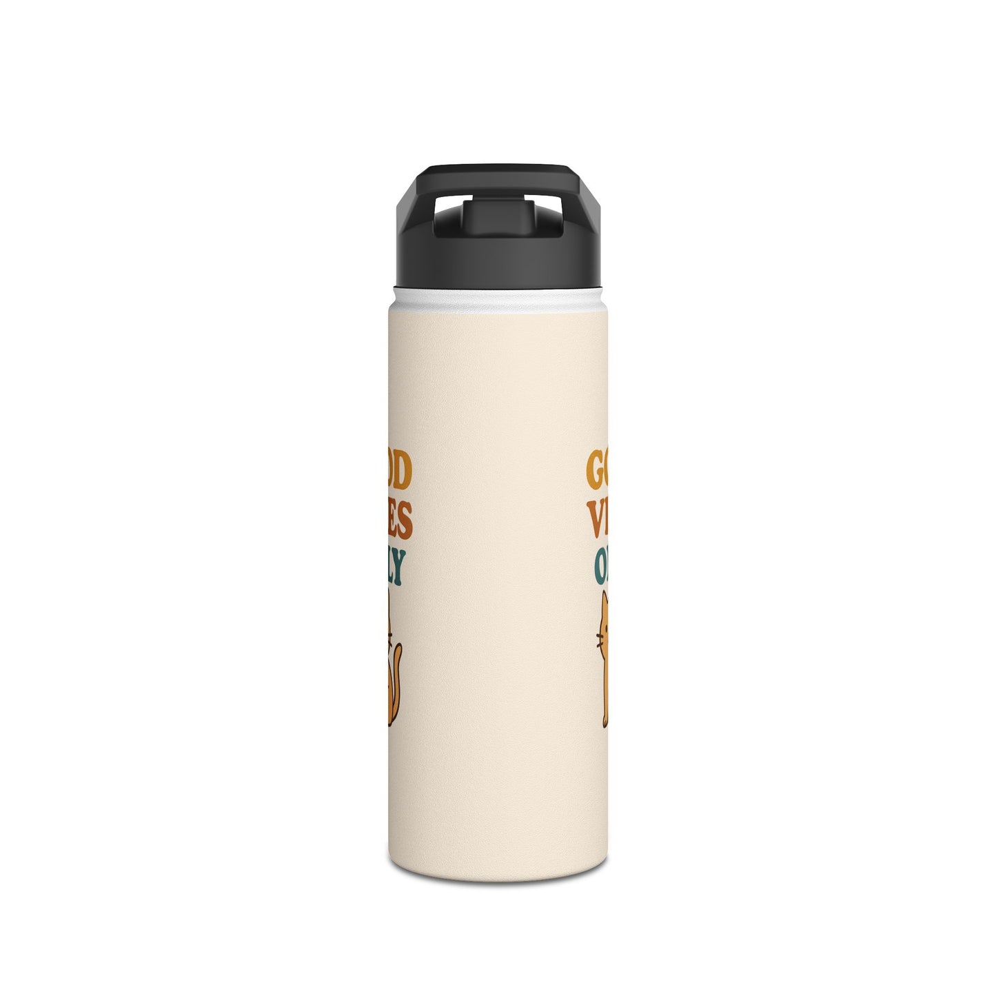 Good Vibes Only Stainless Steel Water Bottle