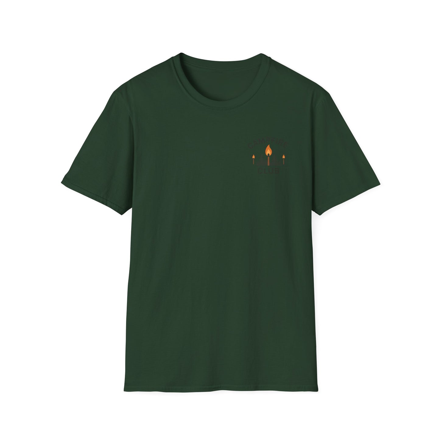 Campfire Club Unisex Softstyle T-Shirt - Perfect for Outdoor Adventures
