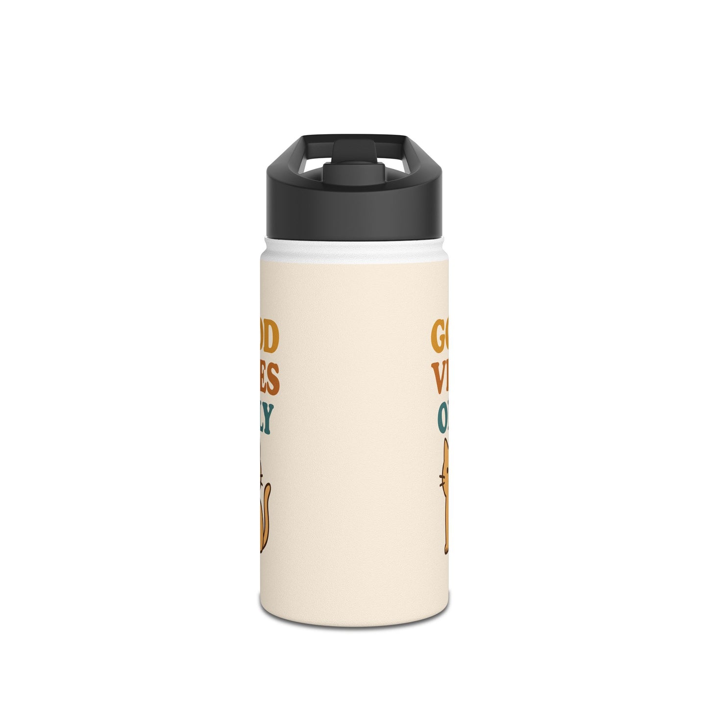 Good Vibes Only Stainless Steel Water Bottle