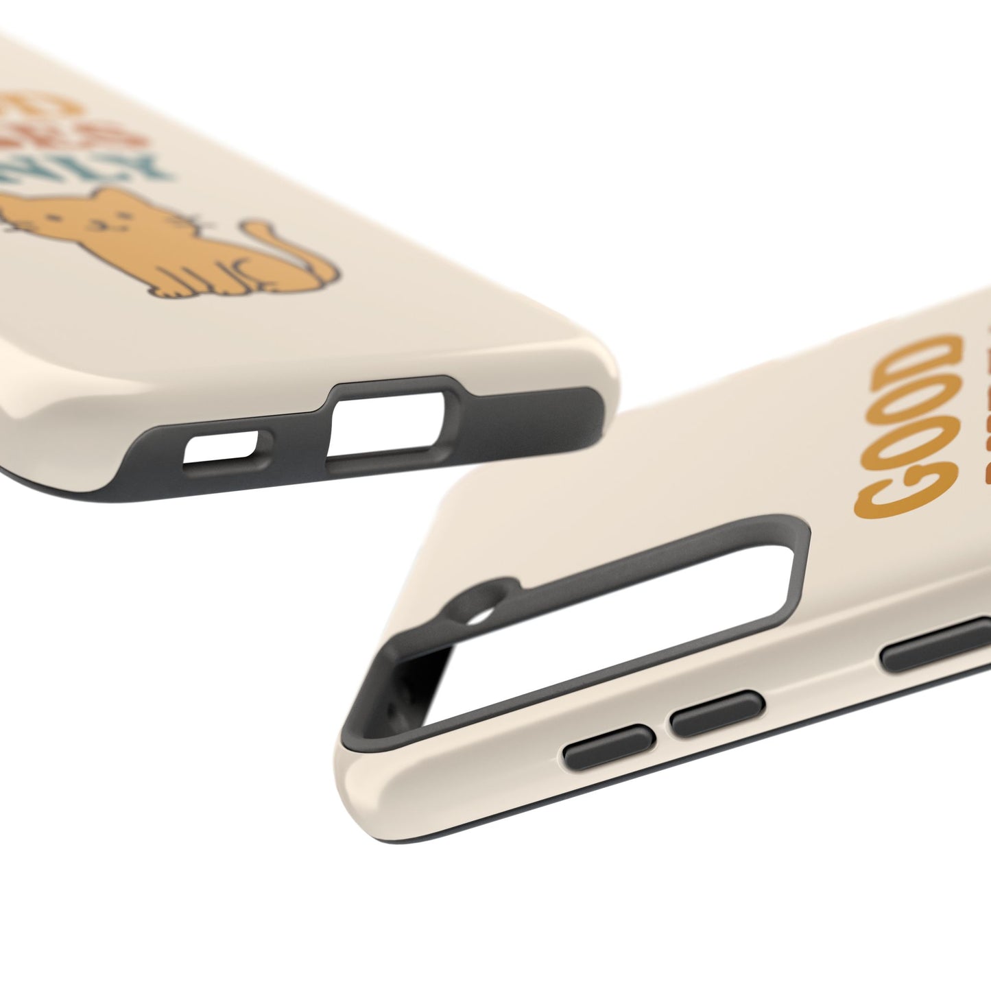Good Vibes Only Cat Phone Case - Tough and Stylish Protection