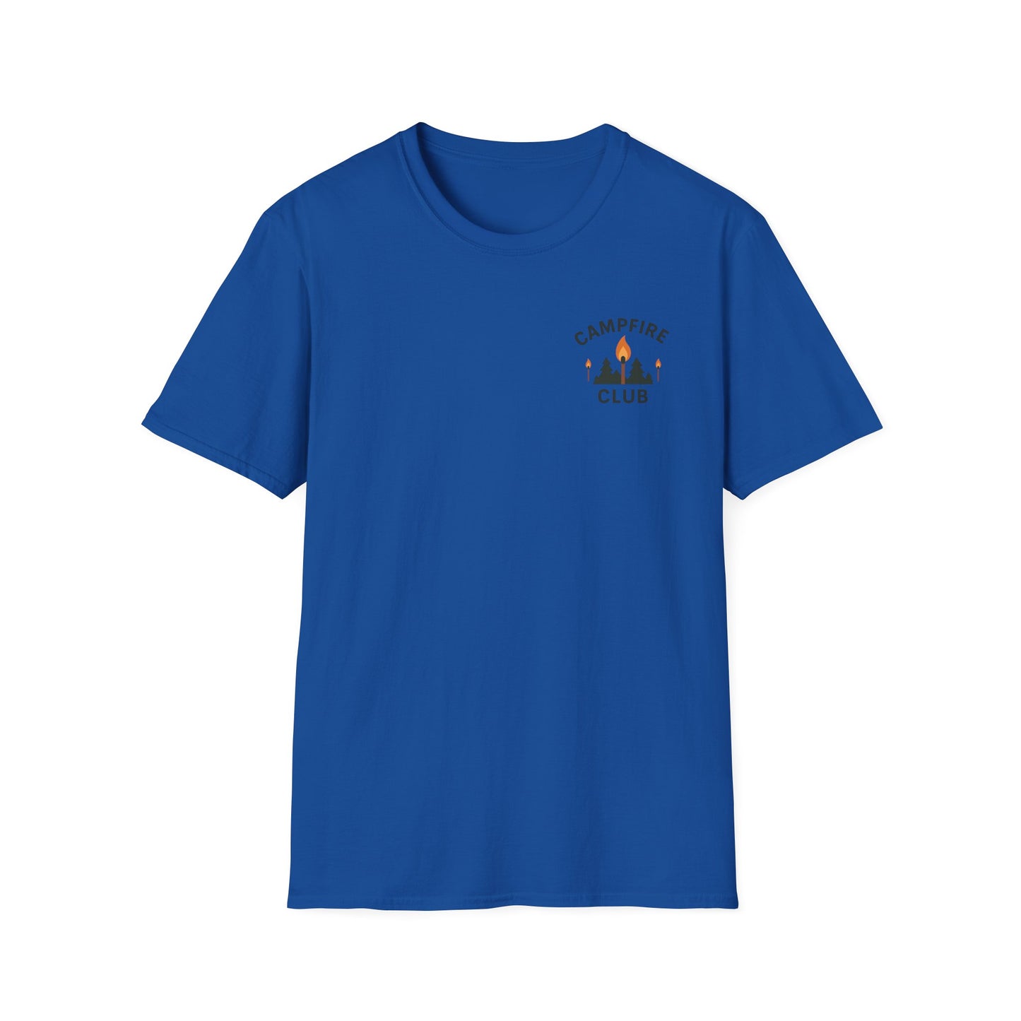 Campfire Club Unisex Softstyle T-Shirt - Perfect for Outdoor Adventures