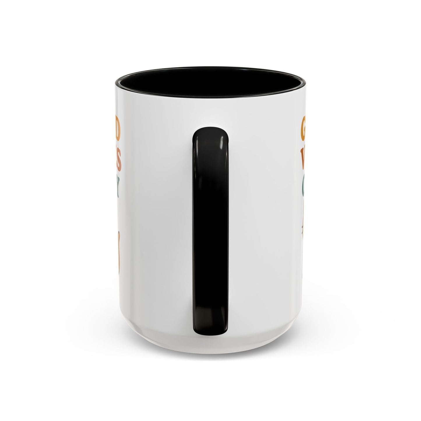 Good Vibes Only Cat Accent Coffee Mug - 11oz & 15oz