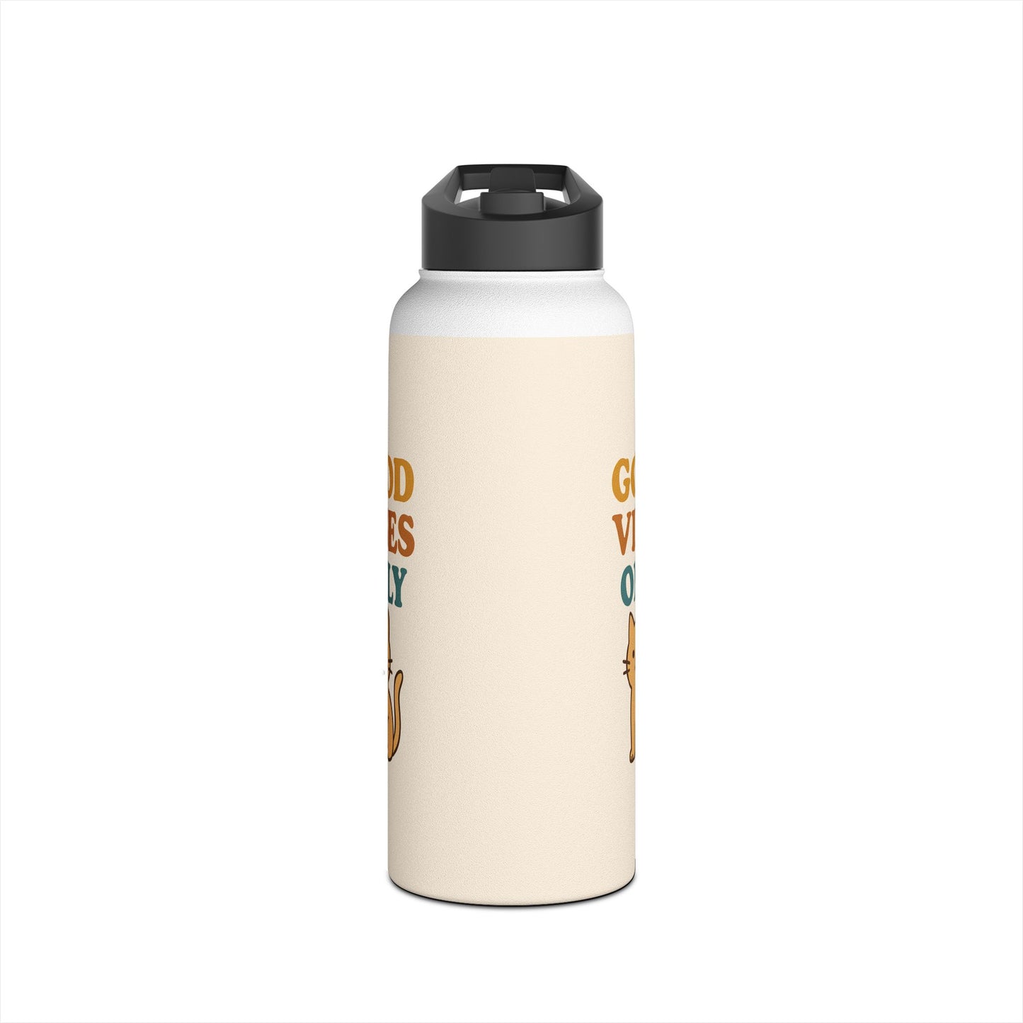 Good Vibes Only Stainless Steel Water Bottle