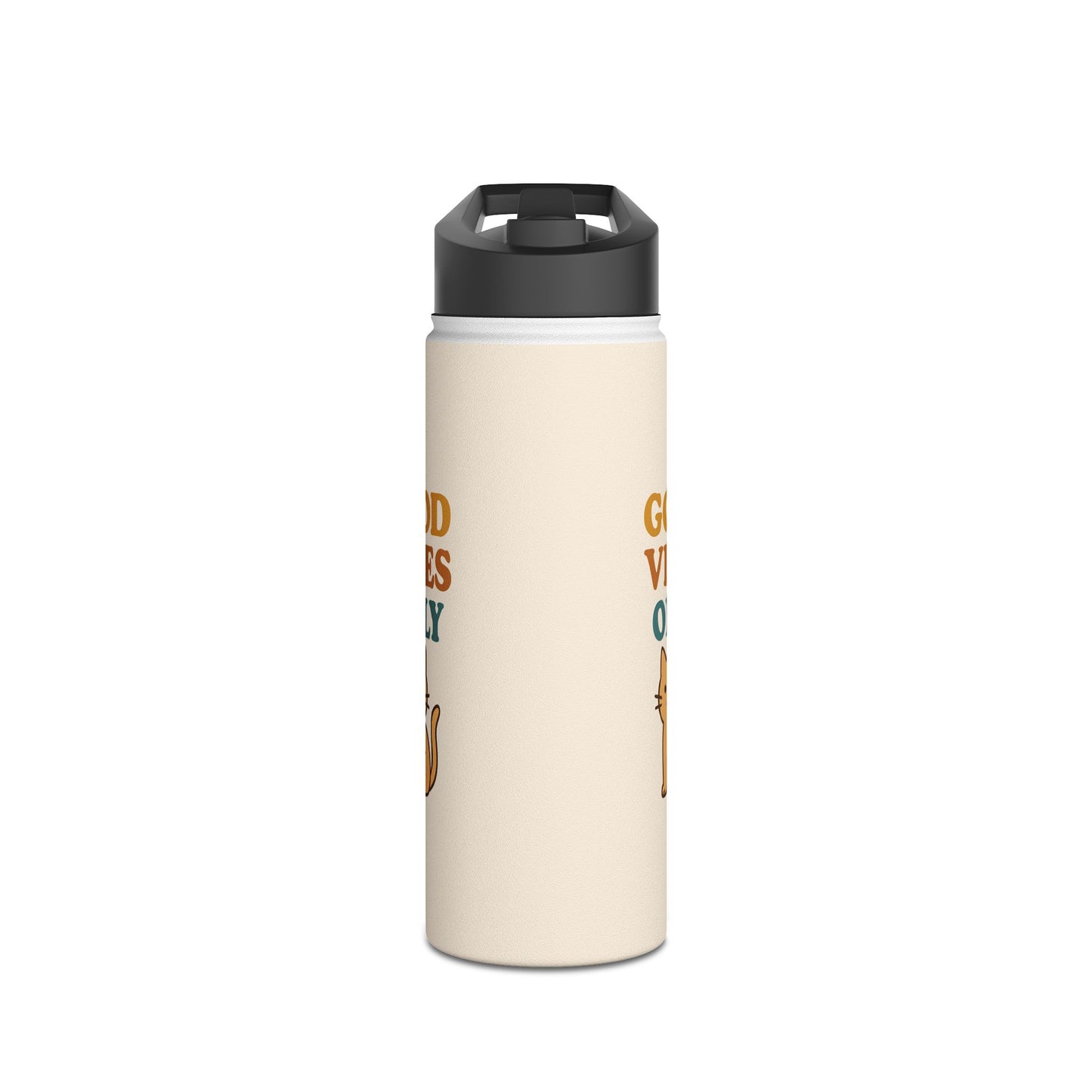 Good Vibes Only Stainless Steel Water Bottle