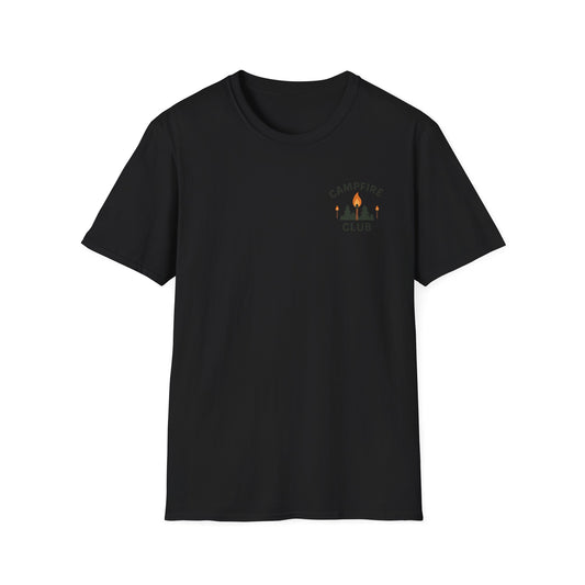 Campfire Club Unisex Softstyle T-Shirt - Perfect for Outdoor Adventures
