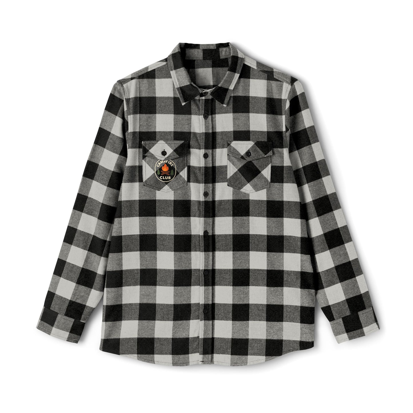 Unisex Flannel Shirt - Cozy Lumberjack Style with Club Patch