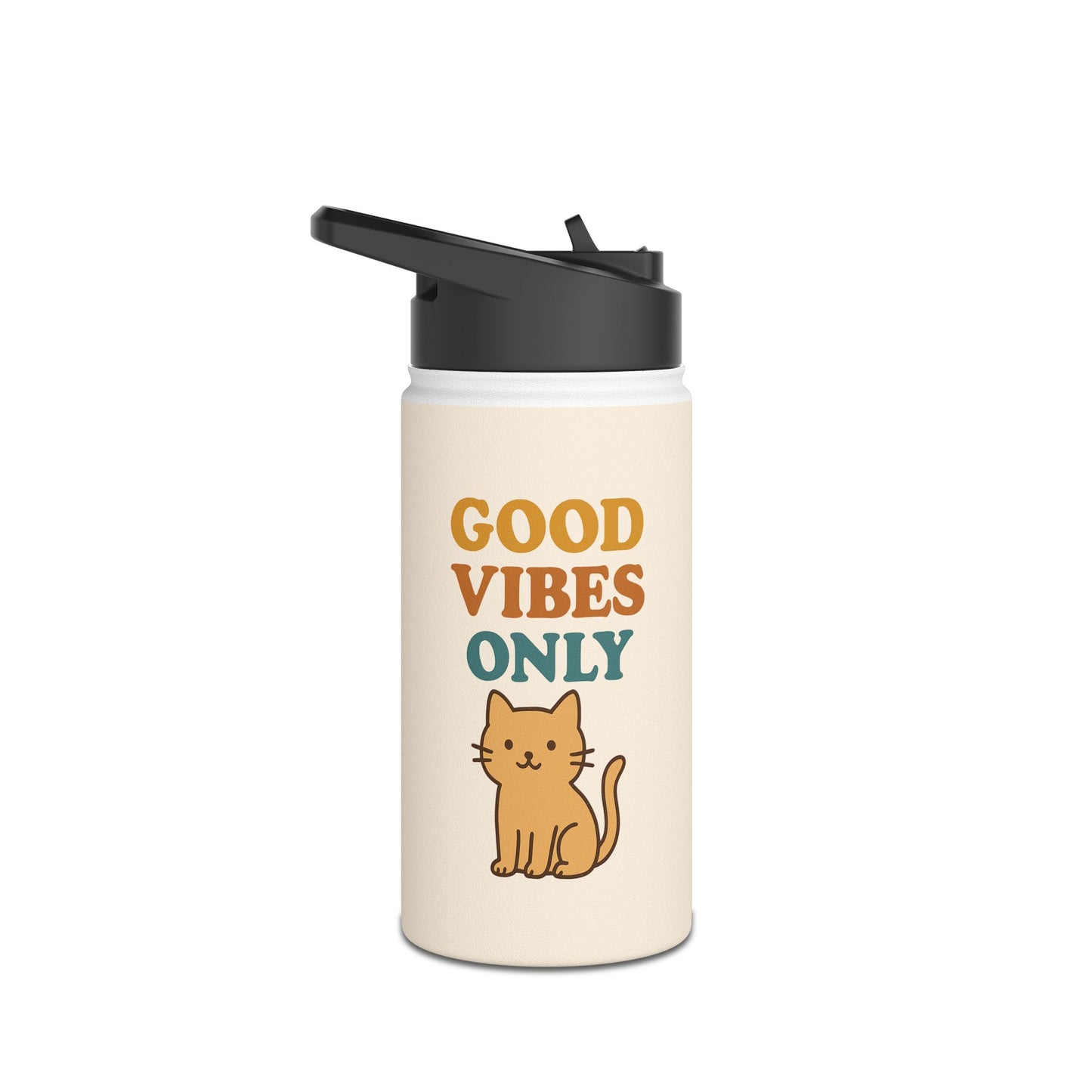 Good Vibes Only Stainless Steel Water Bottle