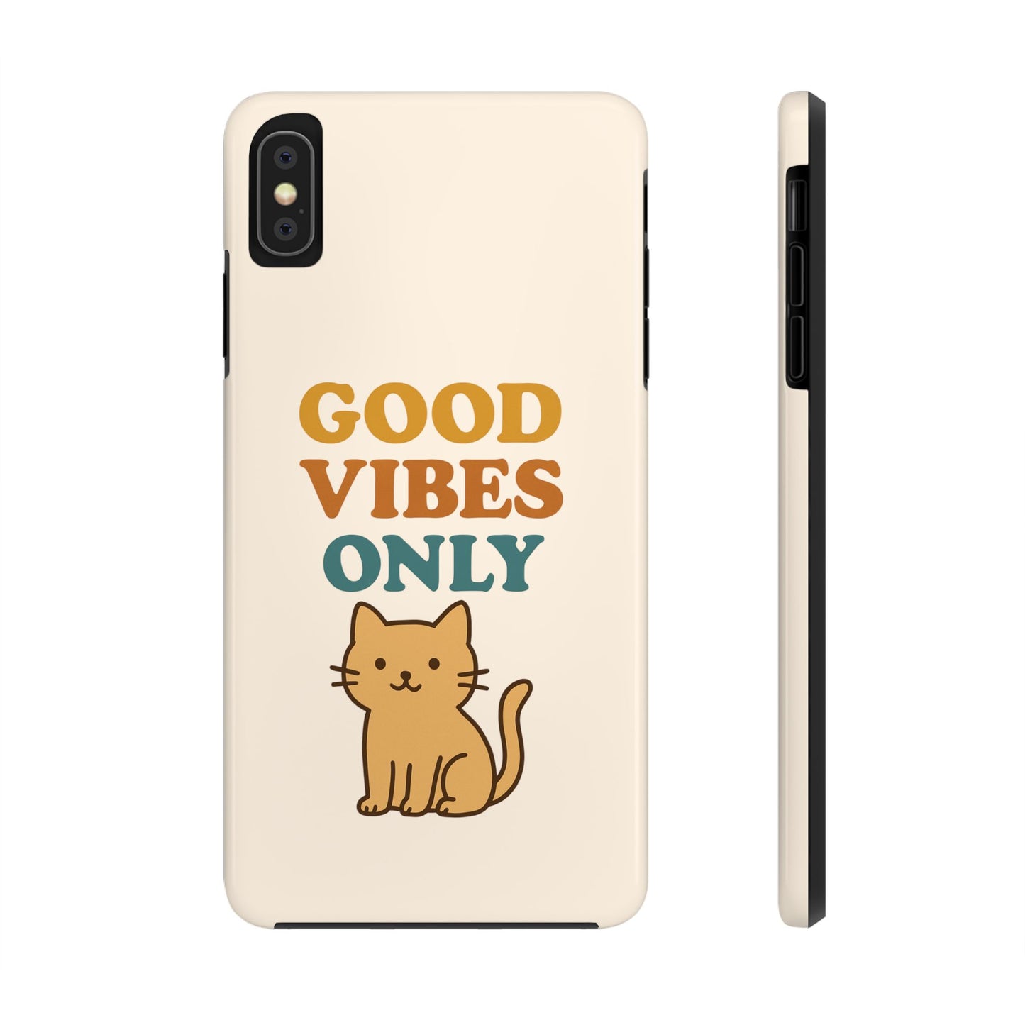Good Vibes Only Cat Phone Case - Tough and Stylish Protection