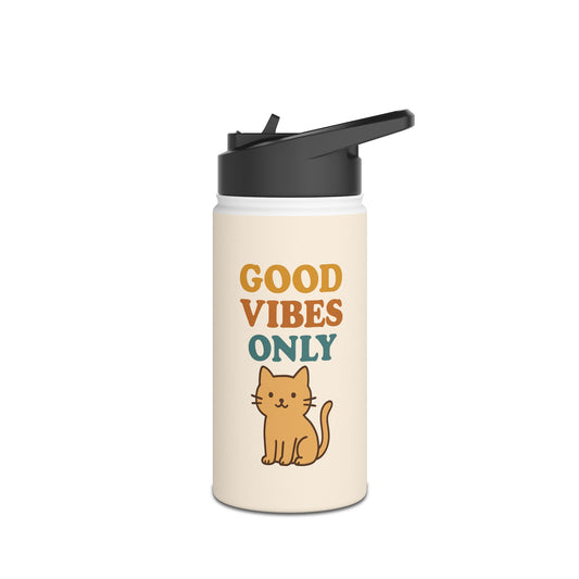 Good Vibes Only Stainless Steel Water Bottle