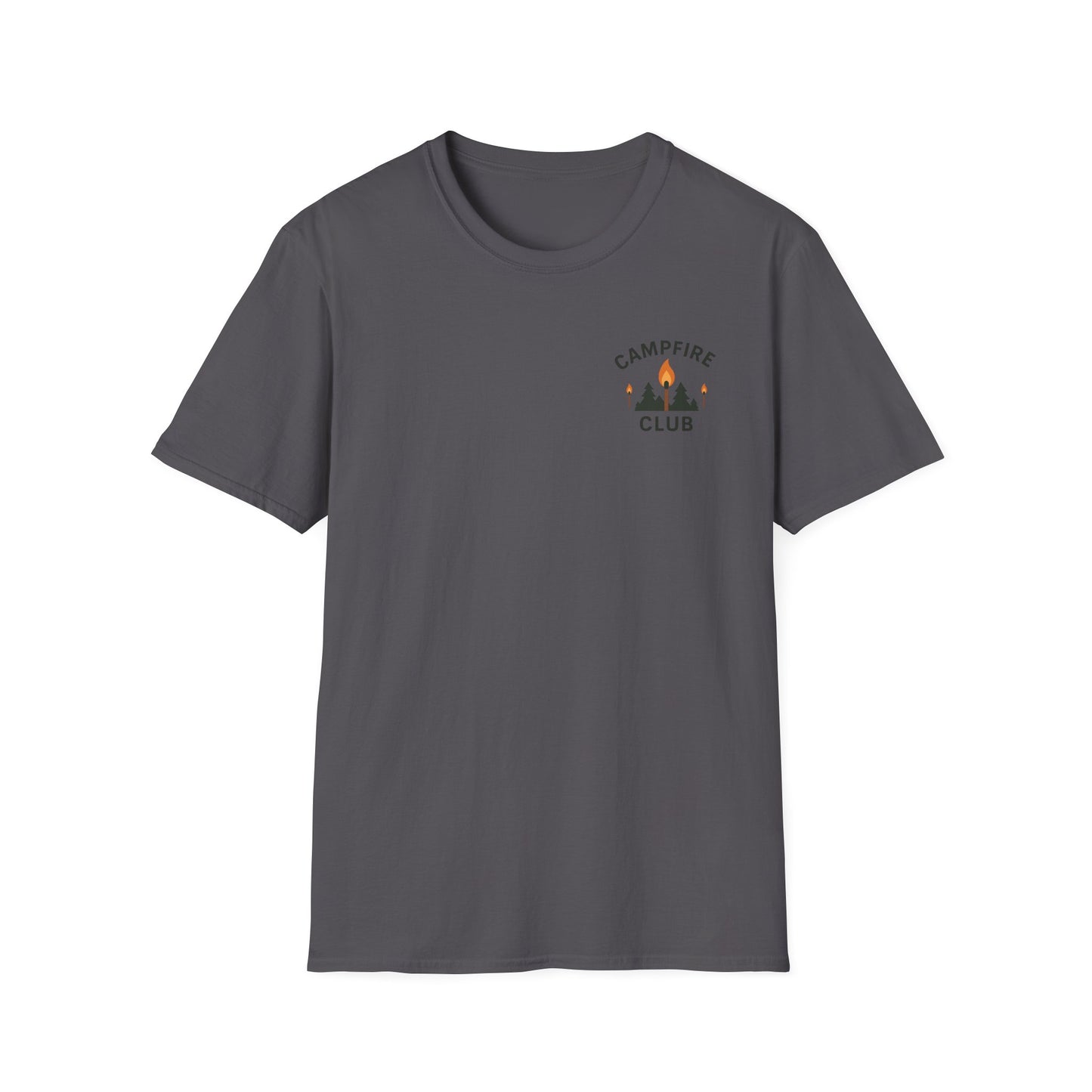 Campfire Club Unisex Softstyle T-Shirt - Perfect for Outdoor Adventures