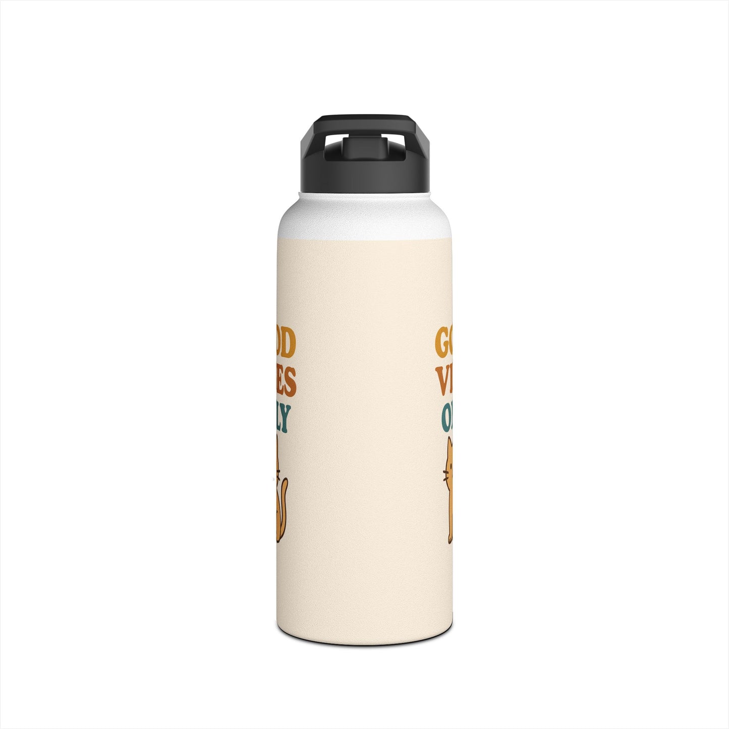 Good Vibes Only Stainless Steel Water Bottle
