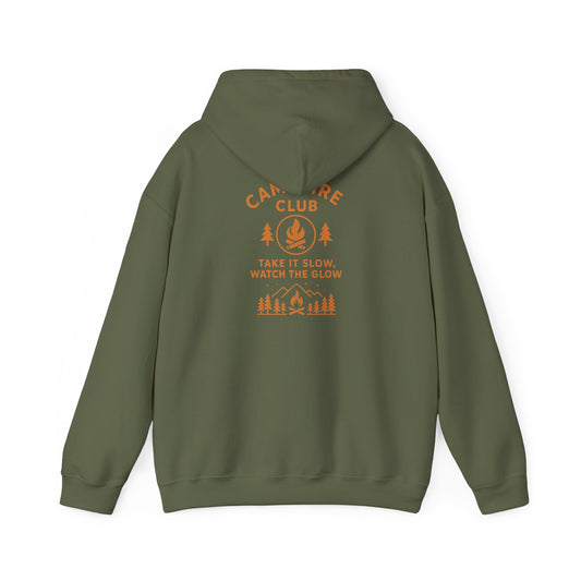 Campfire Club Hoodie - Cozy Unisex Sweatshirt for Outdoor Lovers