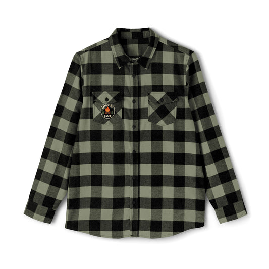 Unisex Flannel Shirt - Cozy Lumberjack Style with Club Patch